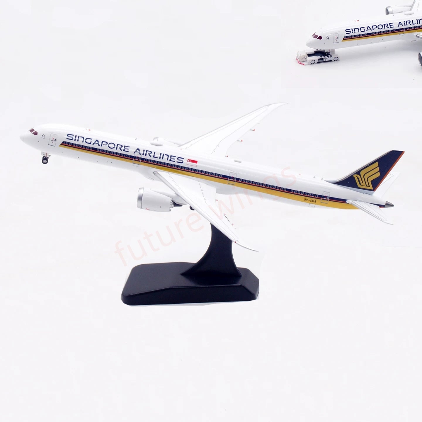 1:400 Aviation400 Singapore Airlines B787-10 9V-SDA Aircraft Model Free Tractor+Stand
