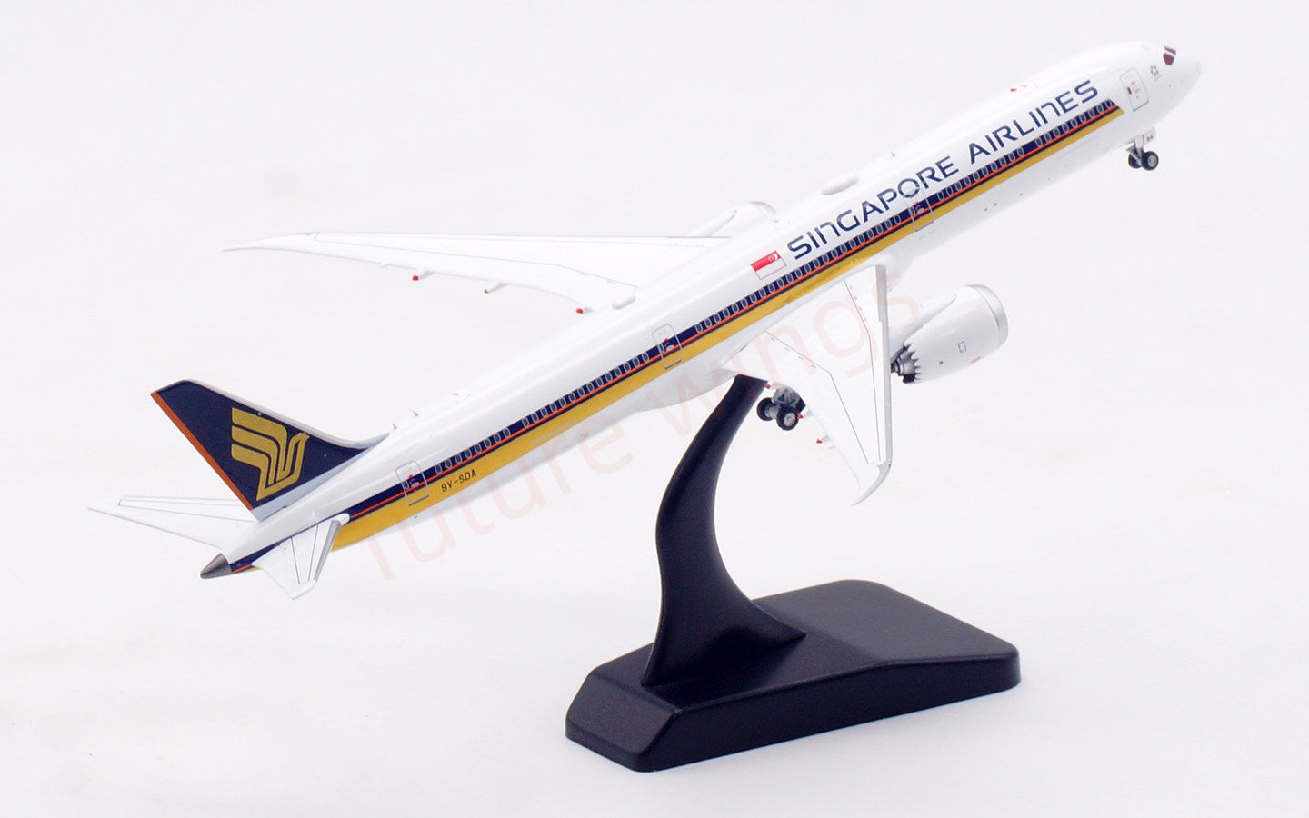 1:400 Aviation400 Singapore Airlines B787-10 9V-SDA Aircraft Model Free Tractor+Stand