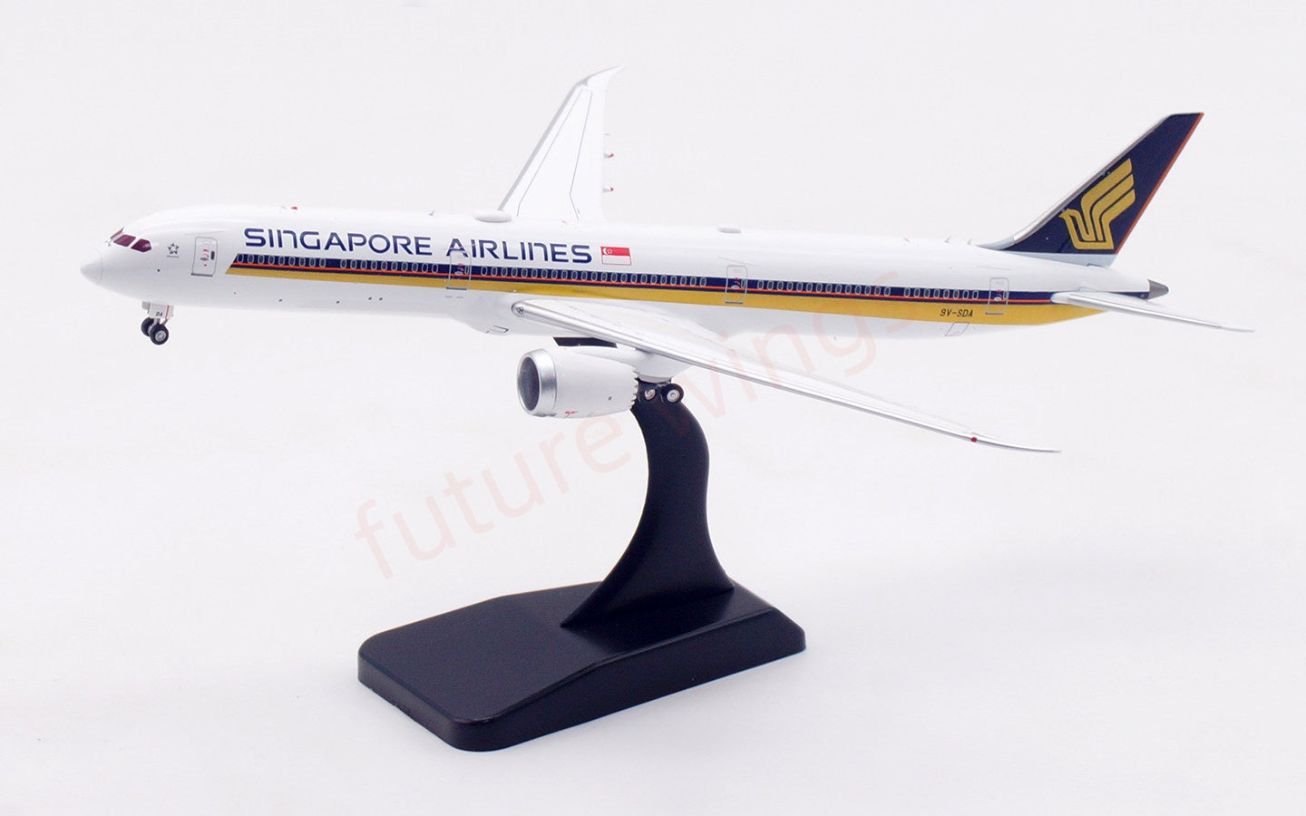 1:400 Aviation400 Singapore Airlines B787-10 9V-SDA Aircraft Model Free Tractor+Stand
