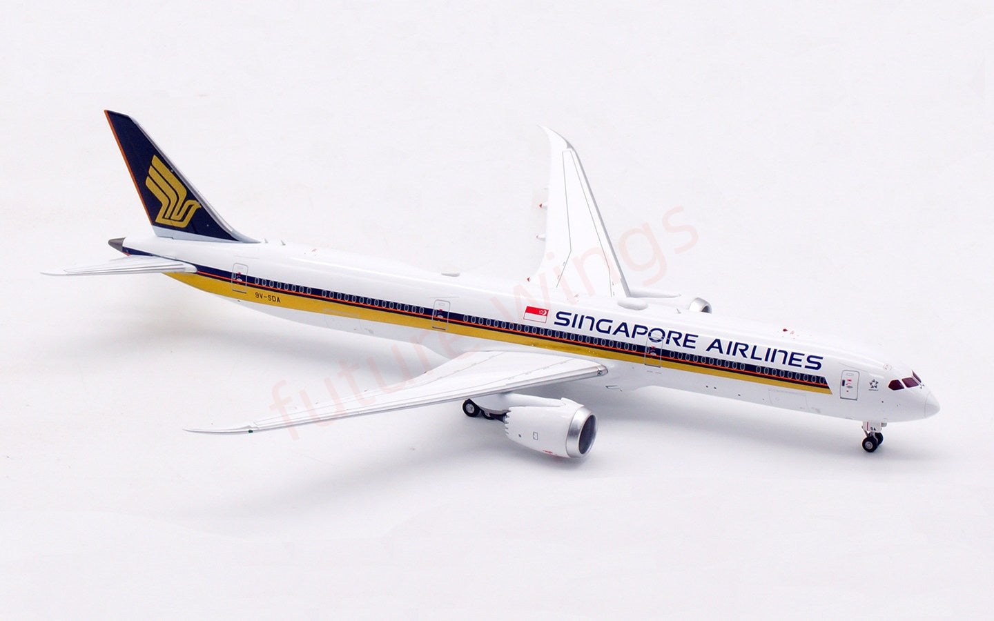 1:400 Aviation400 Singapore Airlines B787-10 9V-SDA Aircraft Model Free Tractor+Stand