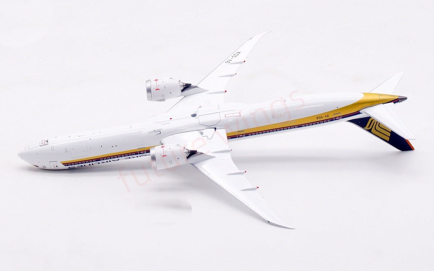 1:400 Aviation400 Singapore Airlines B787-10 9V-SDA Aircraft Model Free Tractor+Stand