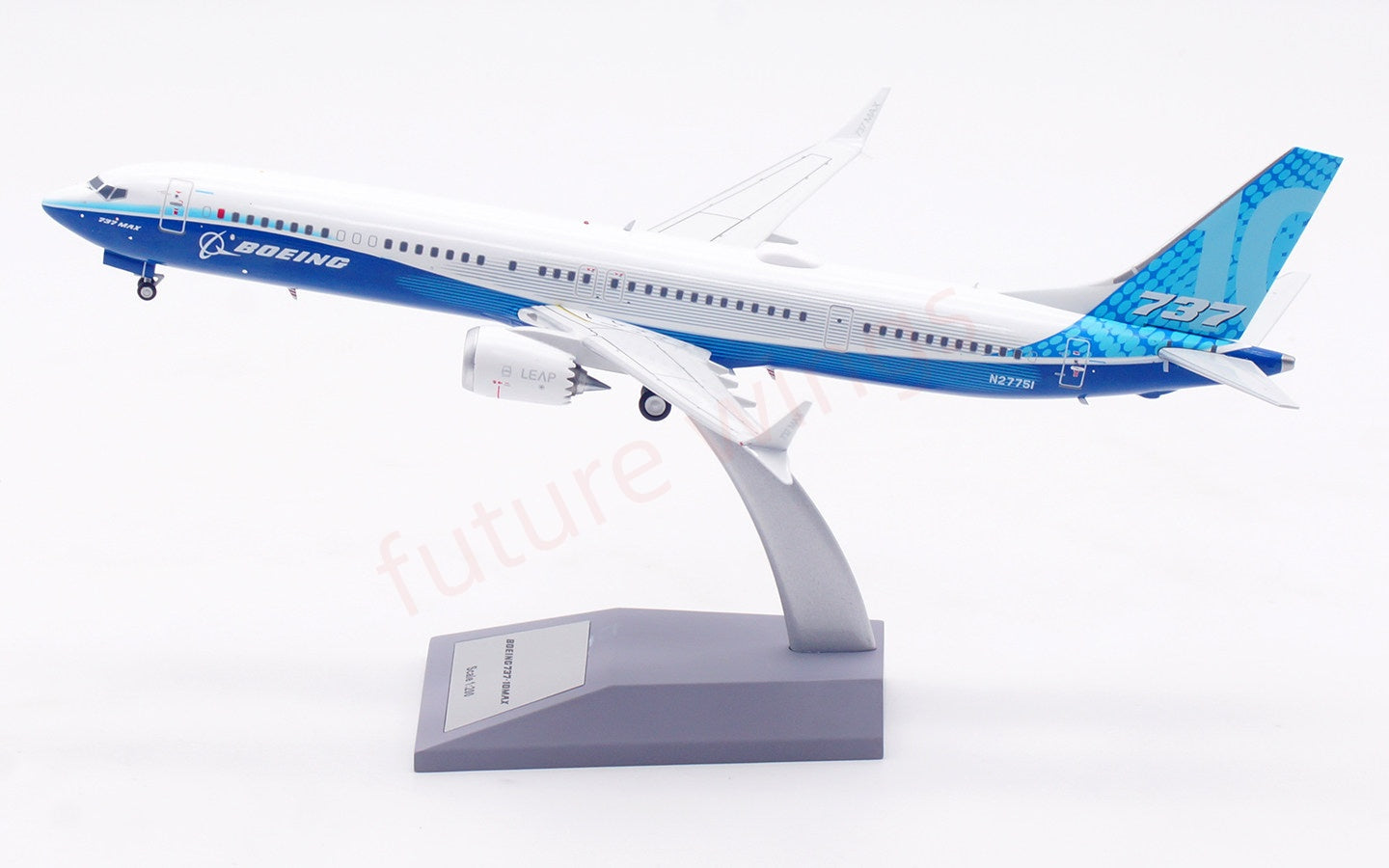 1:200 InFlight200 Boeing House Color B737-10 MAX N27751 Diecast Aircraft Model