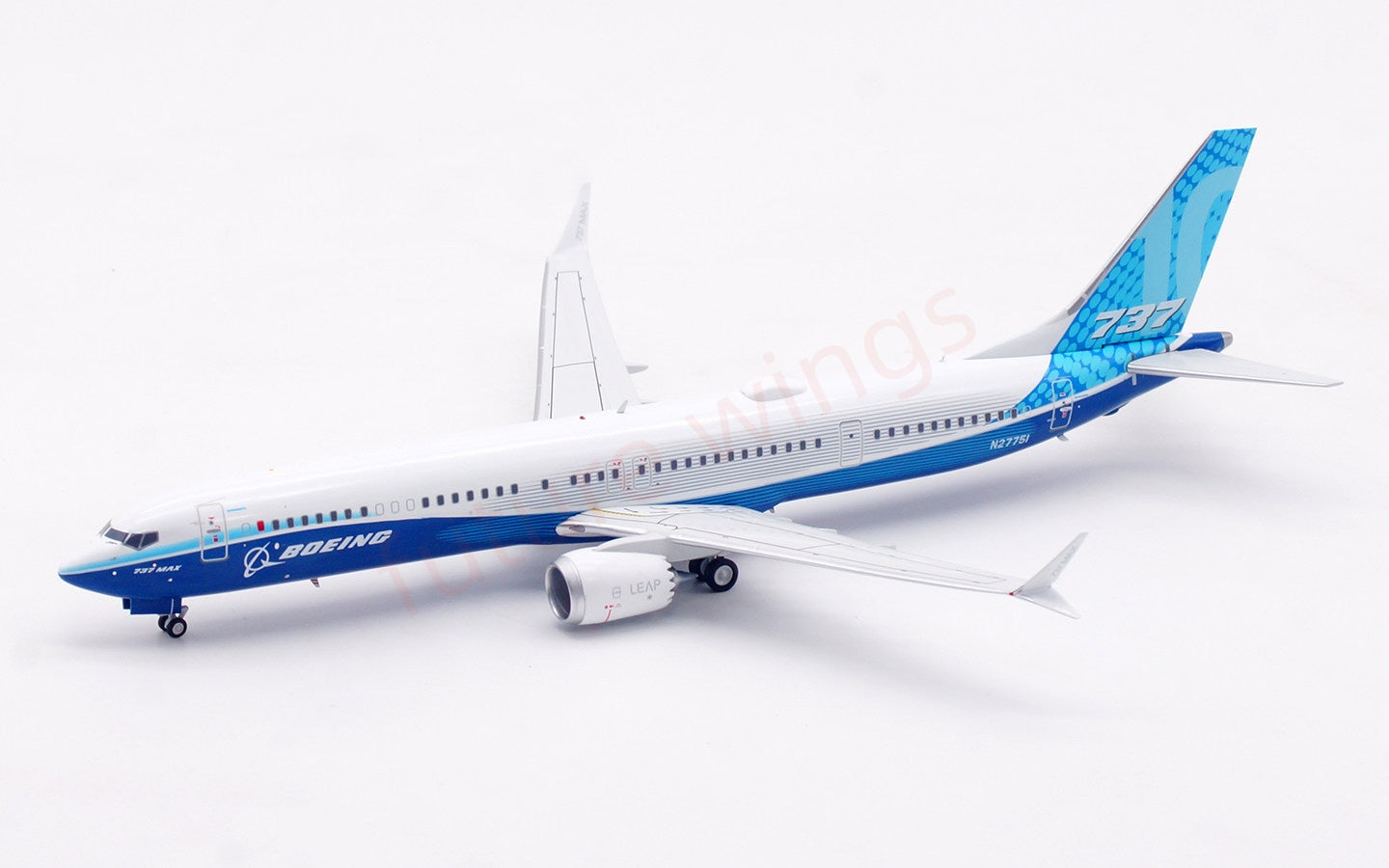 1:200 InFlight200 Boeing House Color B737-10 MAX N27751 Diecast Aircraft Model