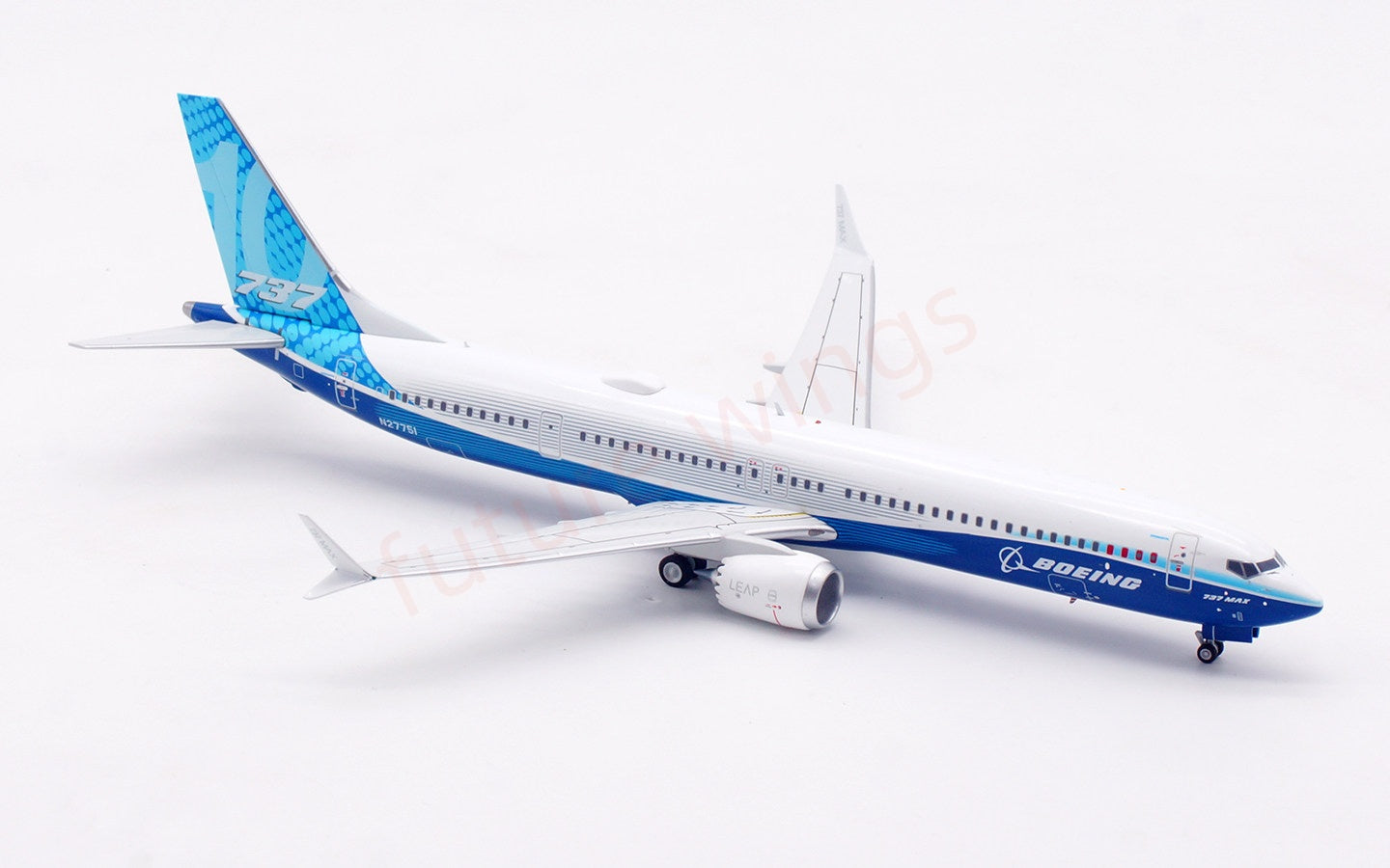 1:200 InFlight200 Boeing House Color B737-10 MAX N27751 Diecast Aircraft Model
