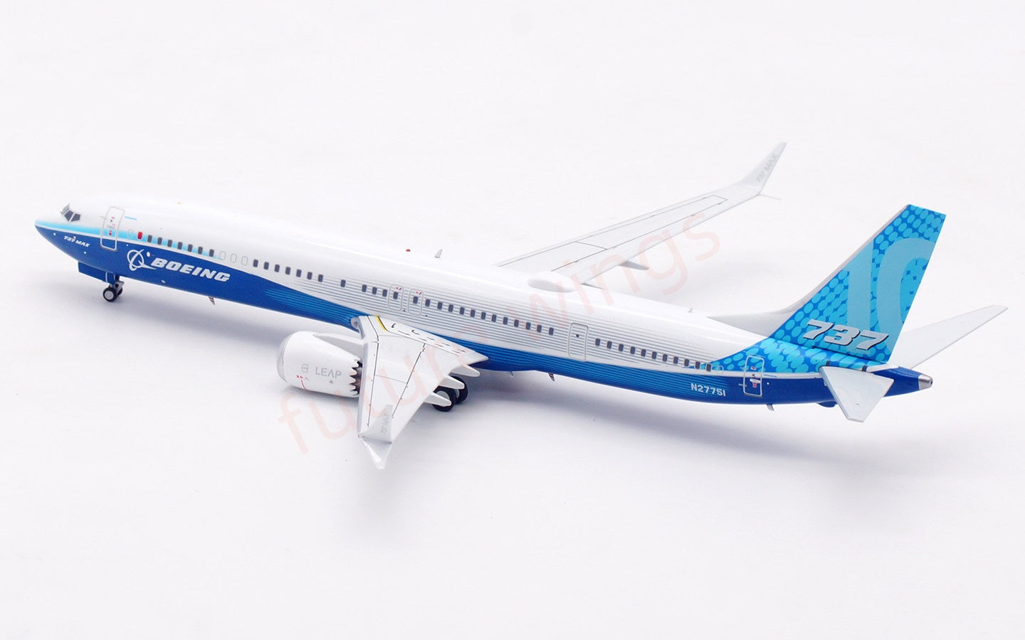 1:200 InFlight200 Boeing House Color B737-10 MAX N27751 Diecast Aircraft Model