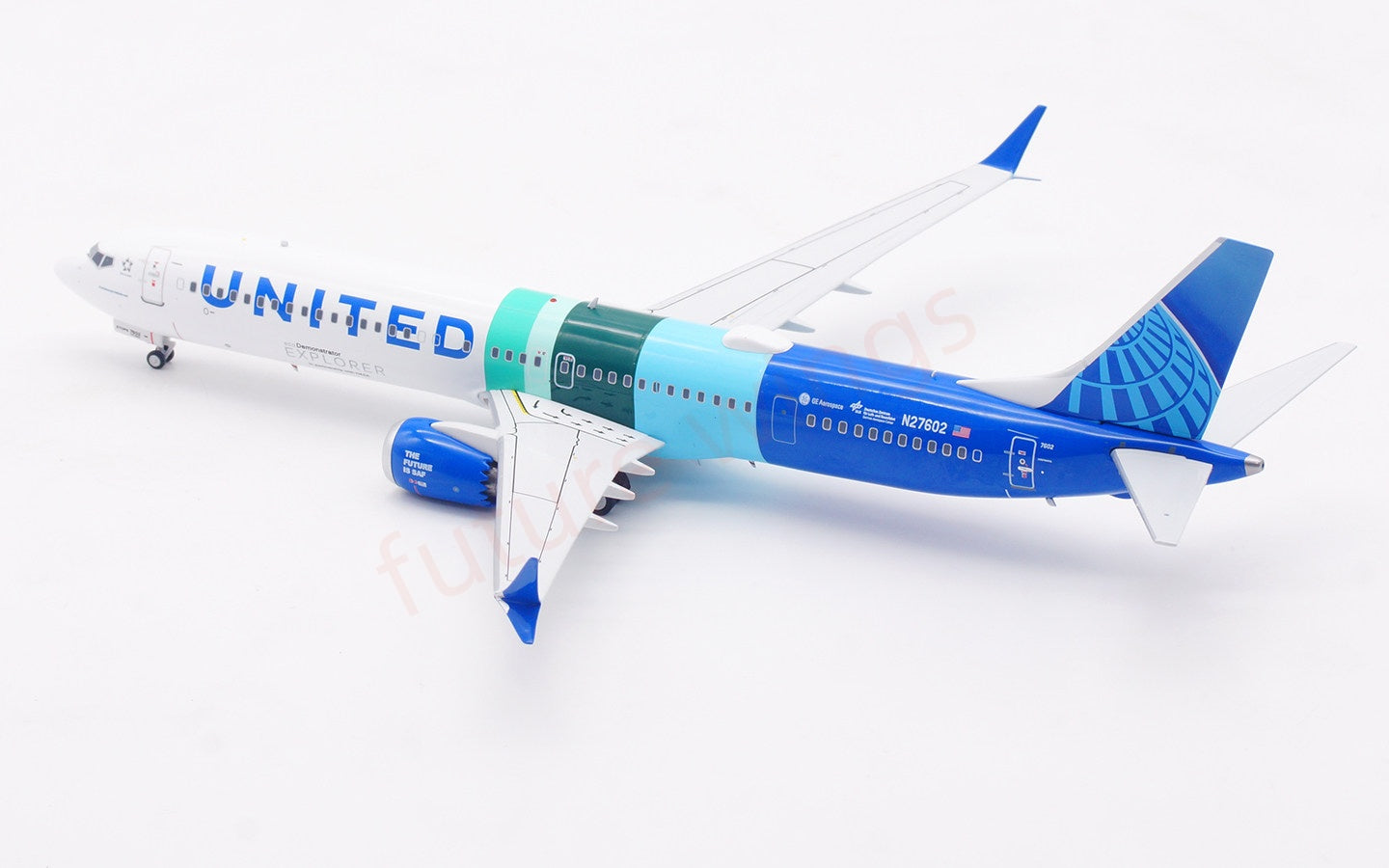 1:200 InFlight200 United Airlines B737-10 MAX N27602 Diecast Aircraft Model