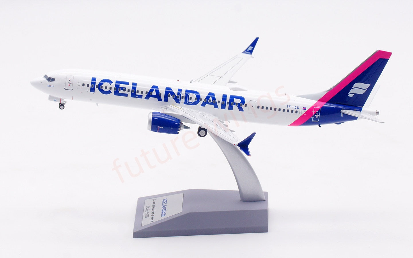 1:200 InFlight200 Iceland Air B737-9 MAX TF-ICD Diecast Aircraft Model