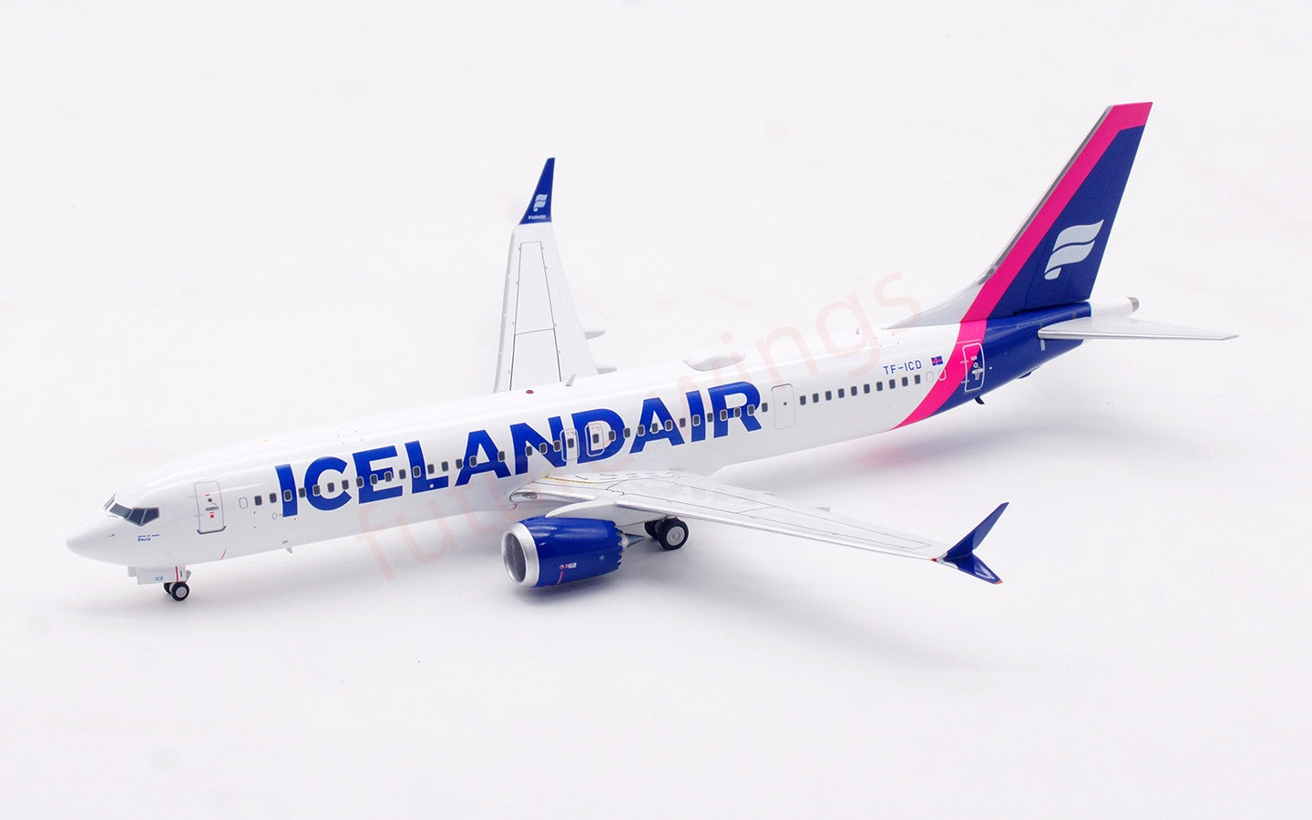 1:200 InFlight200 Iceland Air B737-9 MAX TF-ICD Diecast Aircraft Model