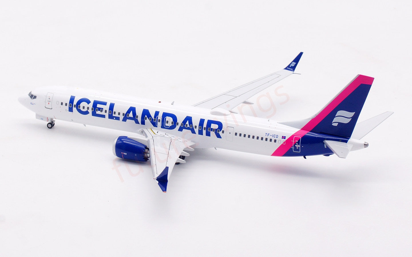 1:200 InFlight200 Iceland Air B737-9 MAX TF-ICD Diecast Aircraft Model