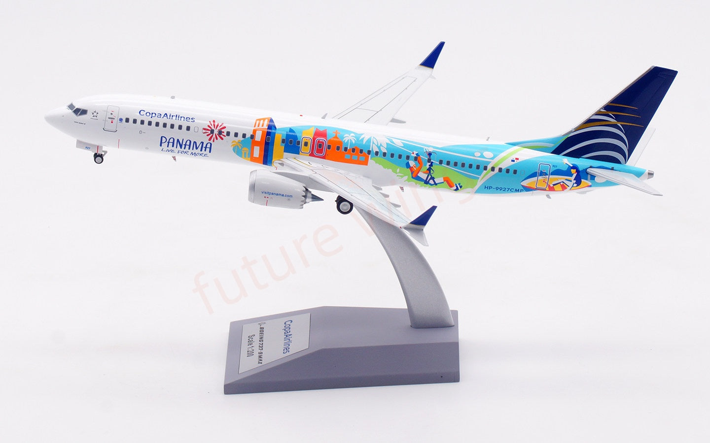 1:200 InFlight200 Panama Airways B737-9 MAX HP-9927CMP Diecast Aircraft Model