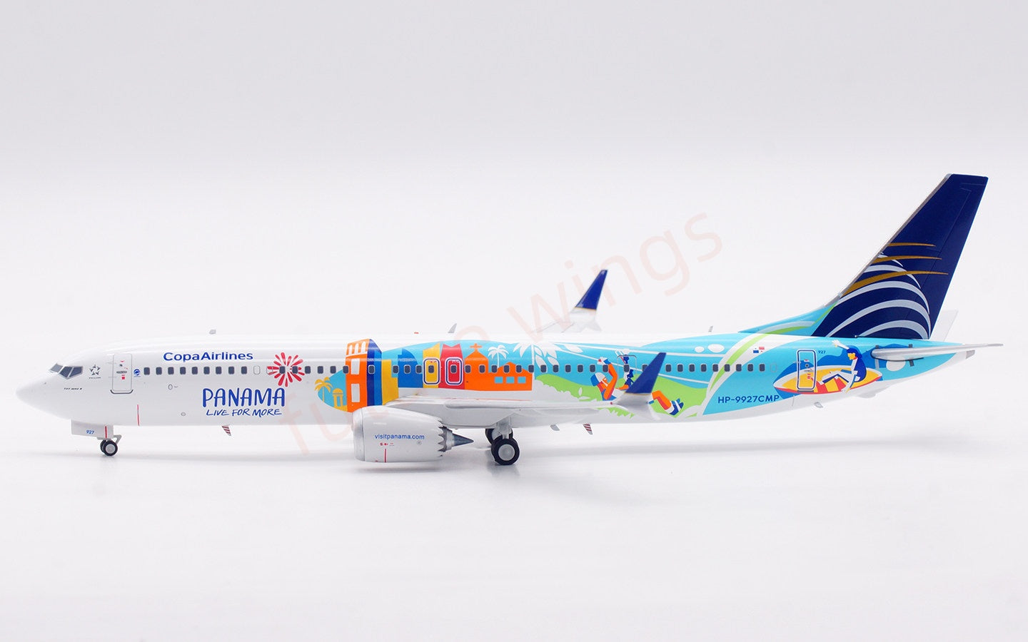 1:200 InFlight200 Panama Airways B737-9 MAX HP-9927CMP Diecast Aircraft Model