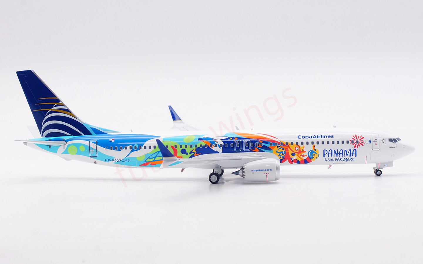 1:200 InFlight200 Panama Airways B737-9 MAX HP-9927CMP Diecast Aircraft Model