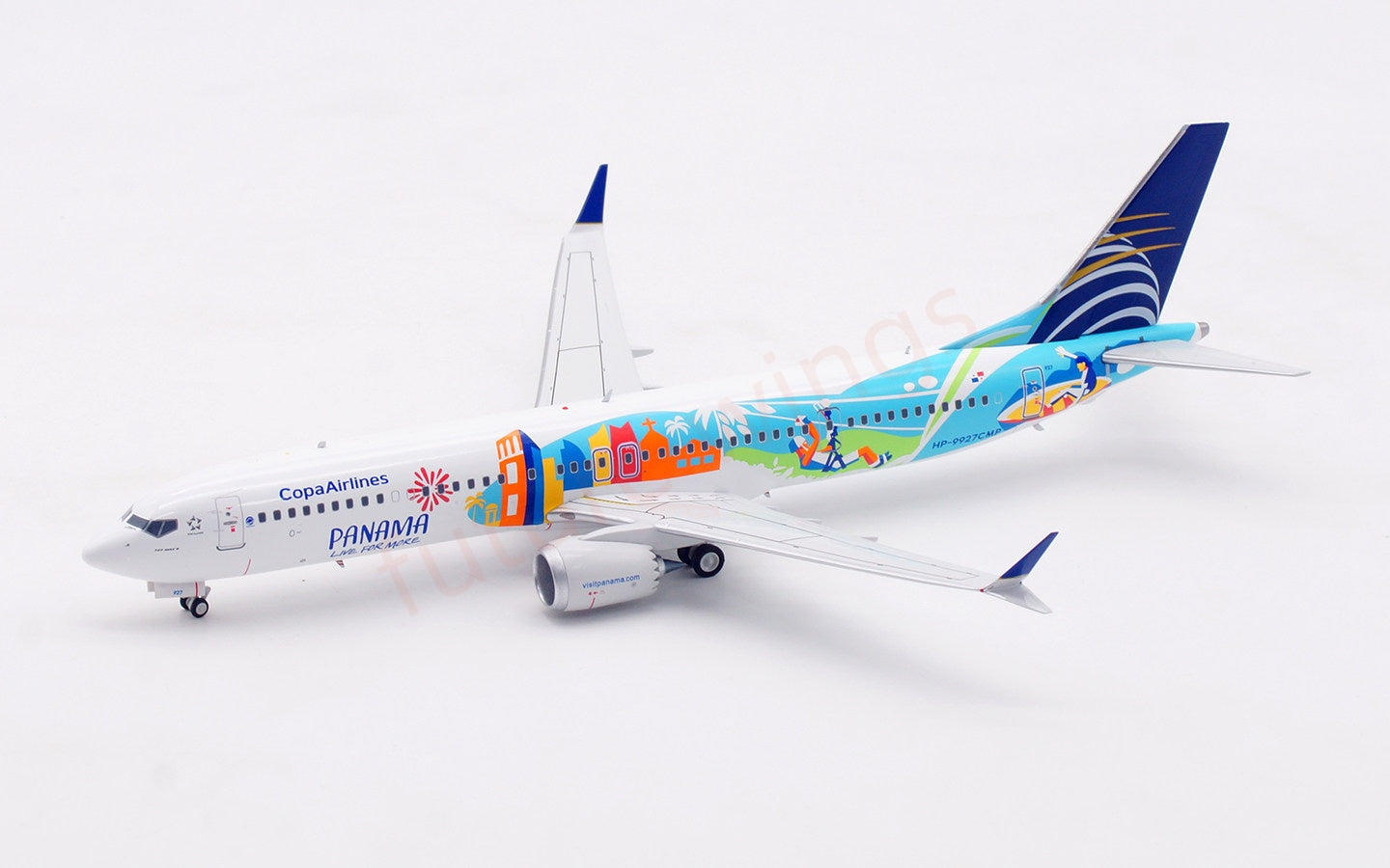 1:200 InFlight200 Panama Airways B737-9 MAX HP-9927CMP Diecast Aircraft Model