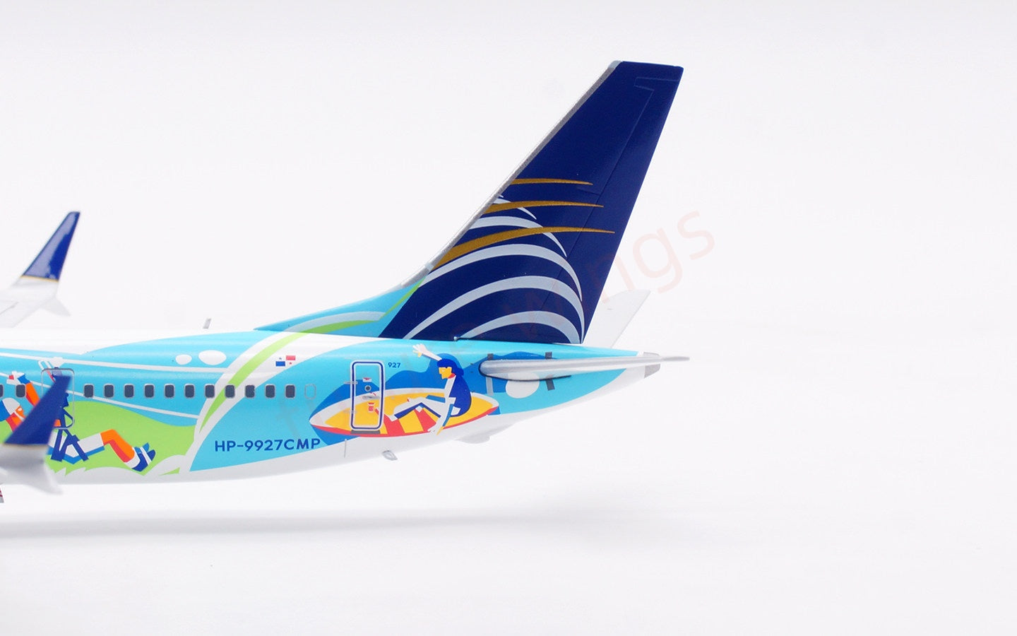 1:200 InFlight200 Panama Airways B737-9 MAX HP-9927CMP Diecast Aircraft Model