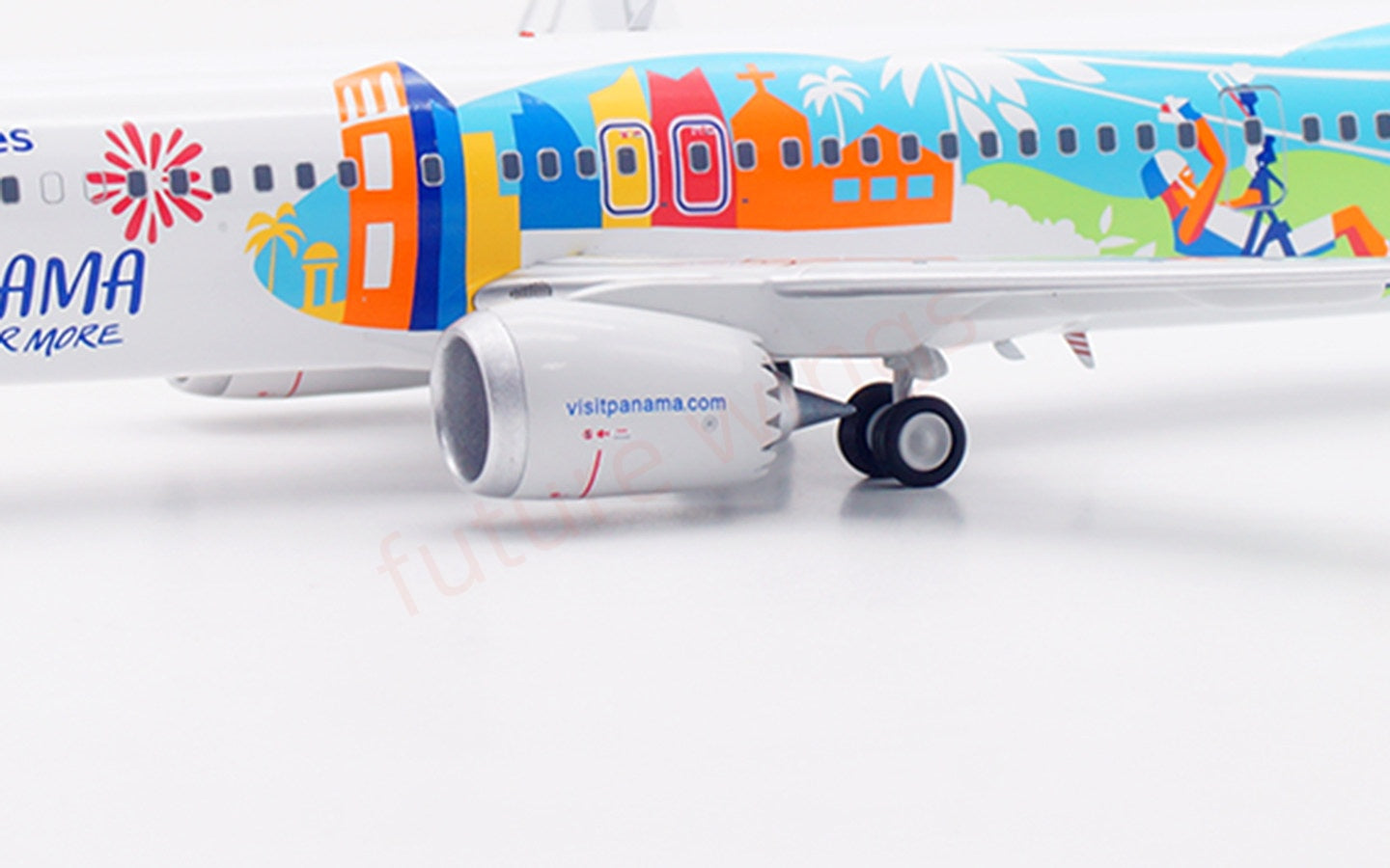 1:200 InFlight200 Panama Airways B737-9 MAX HP-9927CMP Diecast Aircraft Model