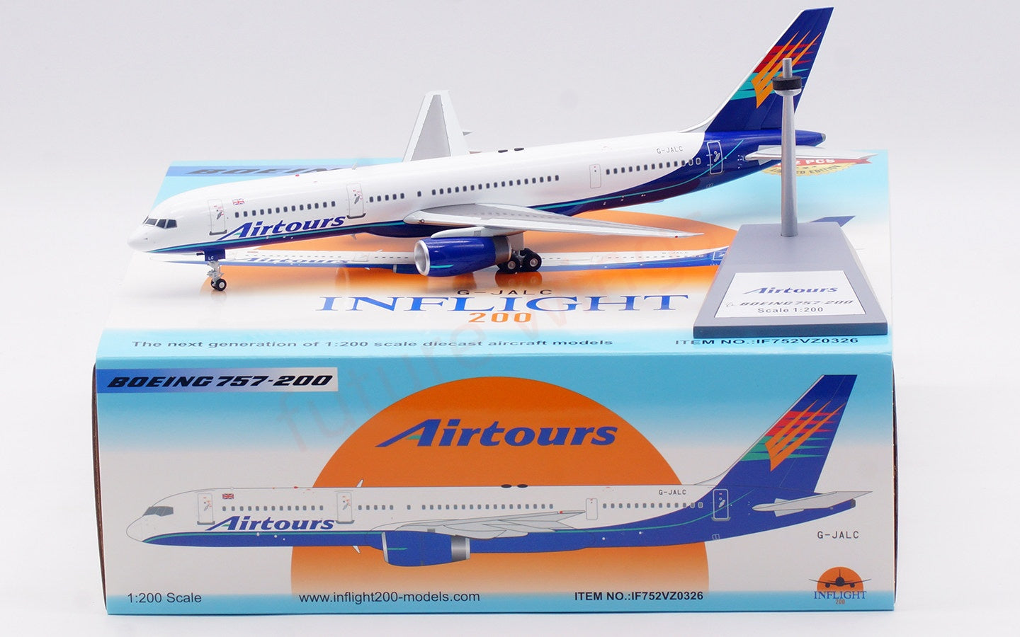 1:200 InFlight200 Airtours B757-200 G-JALC Diecast Aircraft Model