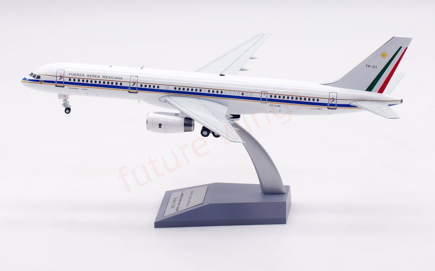 1:200 InFlight200 Mexican Air Force B757-200 XC-UJM Diecast Aircraft Model
