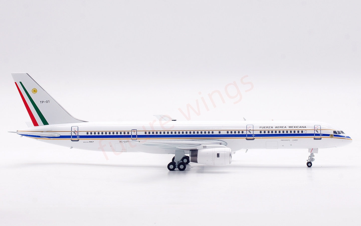 1:200 InFlight200 Mexican Air Force B757-200 XC-UJM Diecast Aircraft Model
