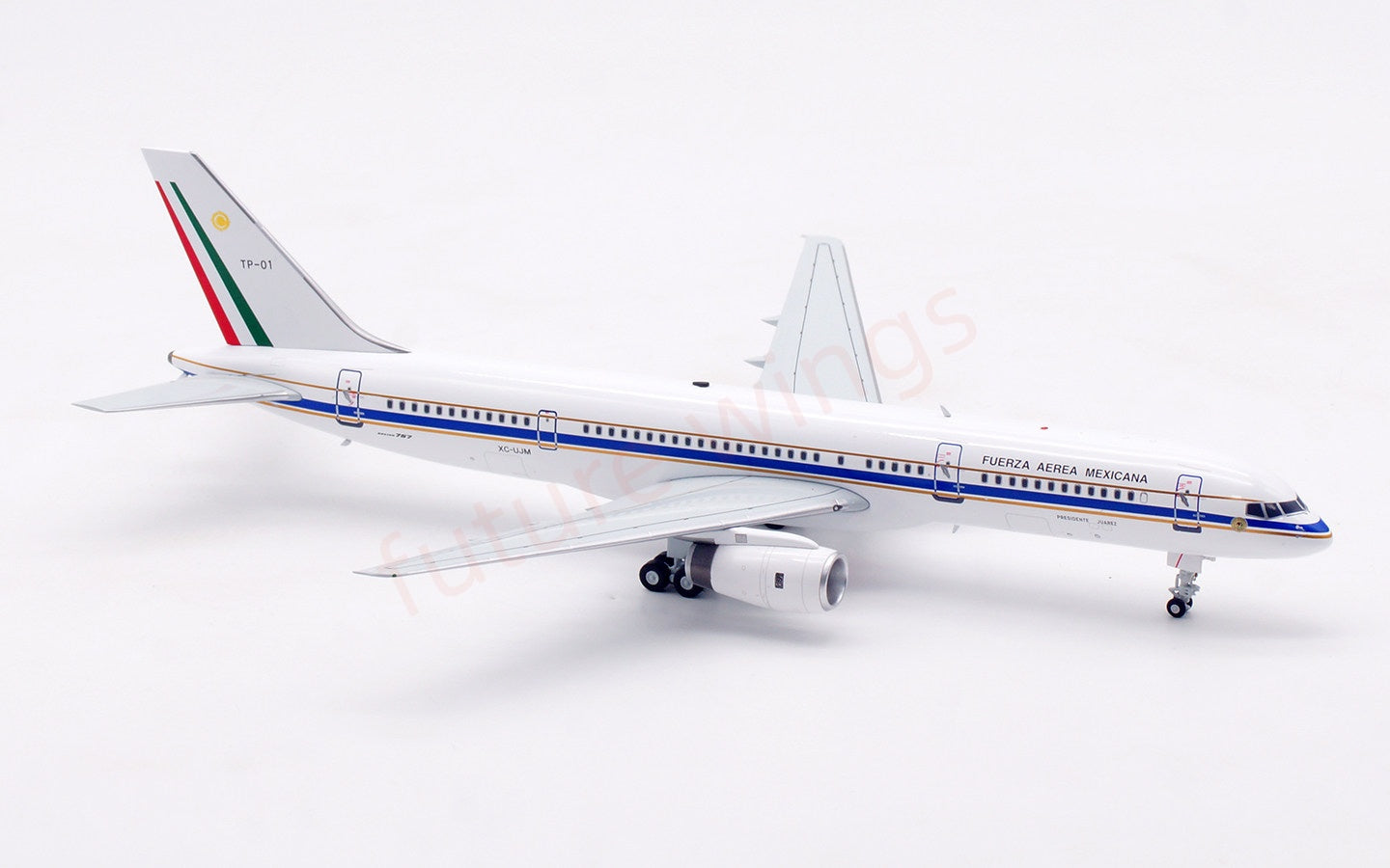 1:200 InFlight200 Mexican Air Force B757-200 XC-UJM Diecast Aircraft Model