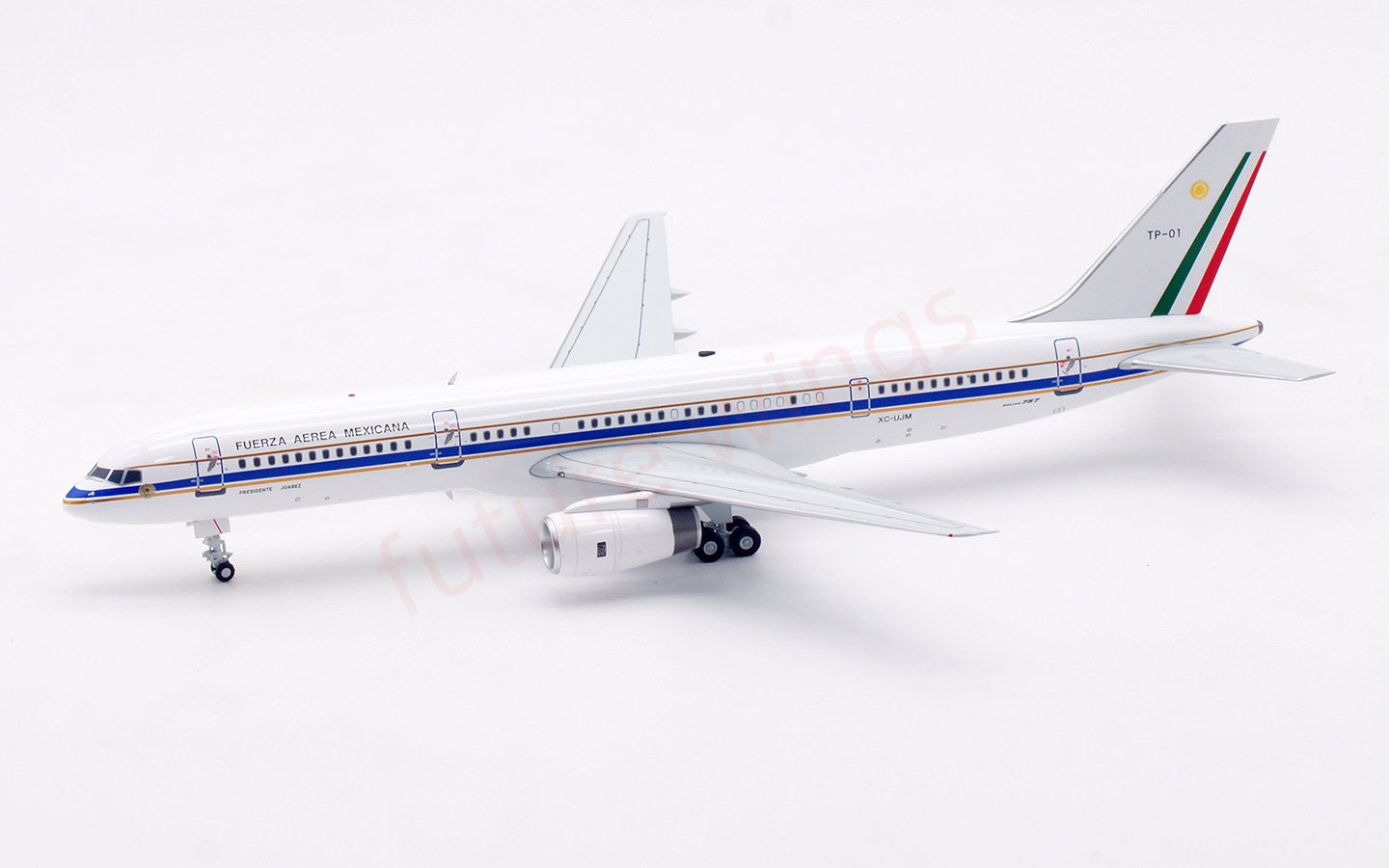 1:200 InFlight200 Mexican Air Force B757-200 XC-UJM Diecast Aircraft Model
