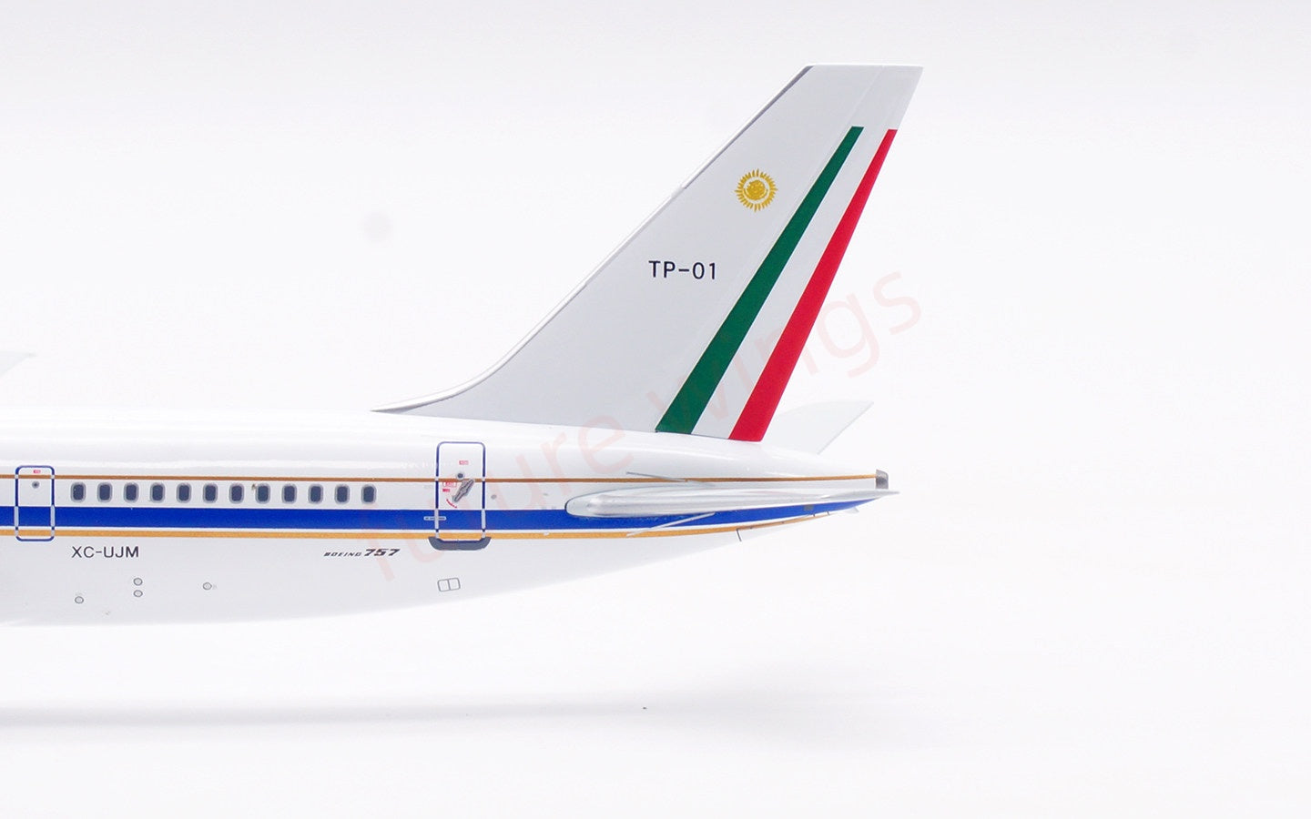 1:200 InFlight200 Mexican Air Force B757-200 XC-UJM Diecast Aircraft Model