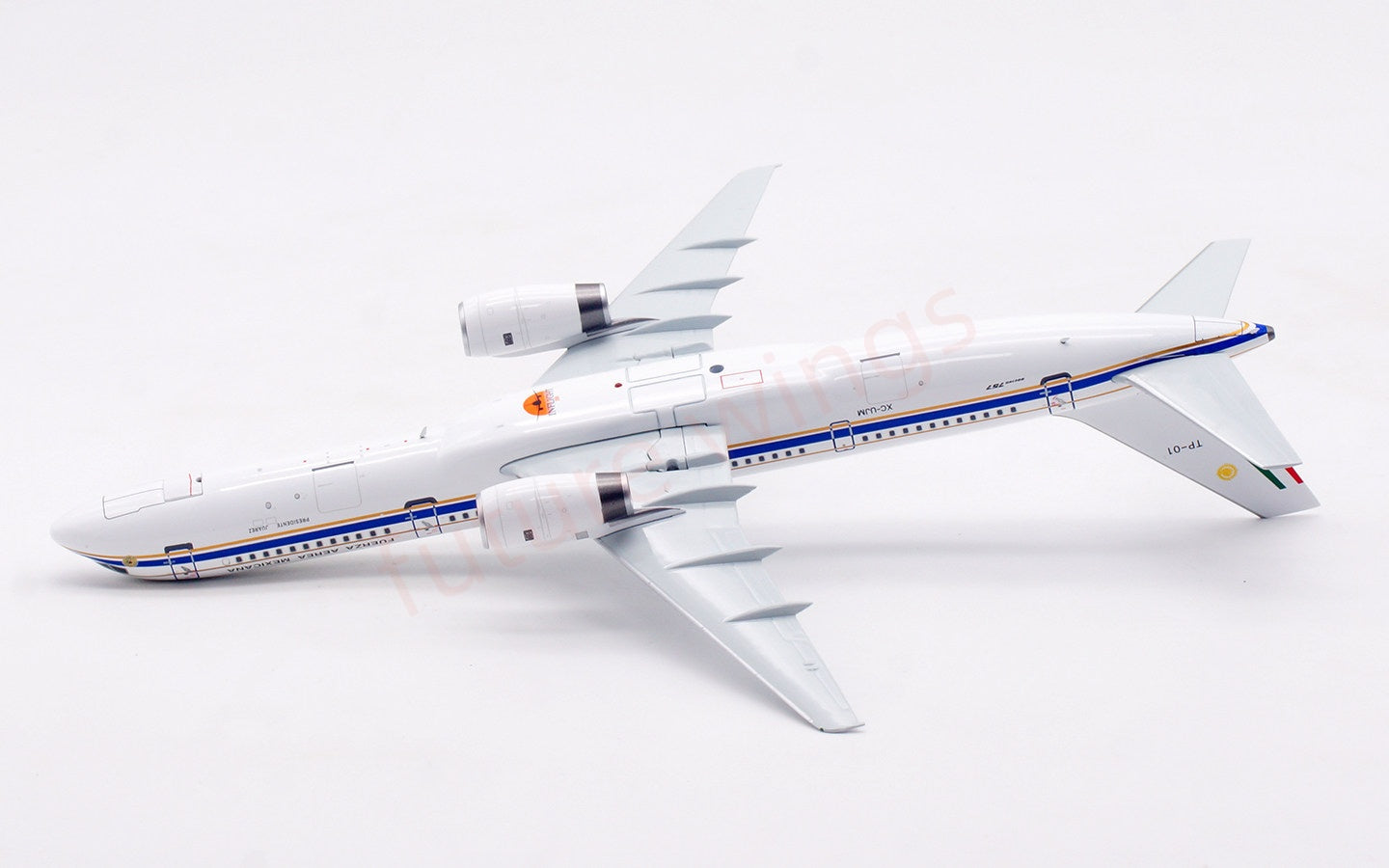 1:200 InFlight200 Mexican Air Force B757-200 XC-UJM Diecast Aircraft Model