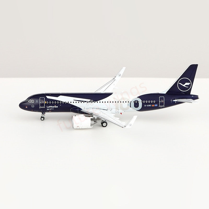 1:400 HX Models Lufthansa Airlines A320neo D-AING/D-AIND "100Years"Aircraft Model+Free Tractor