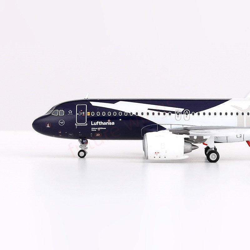 1:400 HX Models Lufthansa Airlines A320neo D-AING/D-AIND "100Years"Aircraft Model+Free Tractor