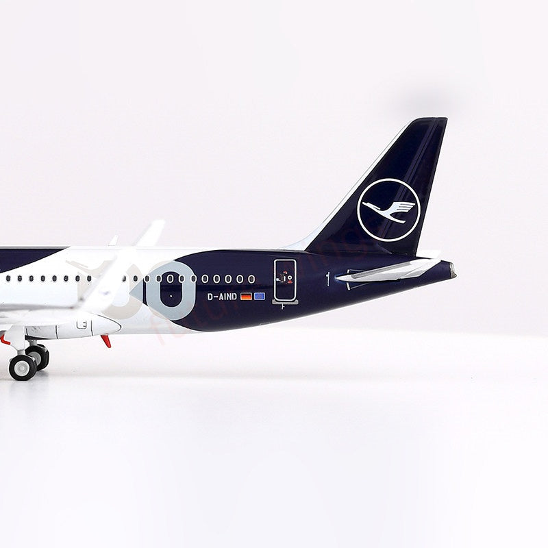 1:400 HX Models Lufthansa Airlines A320neo D-AING/D-AIND "100Years"Aircraft Model+Free Tractor