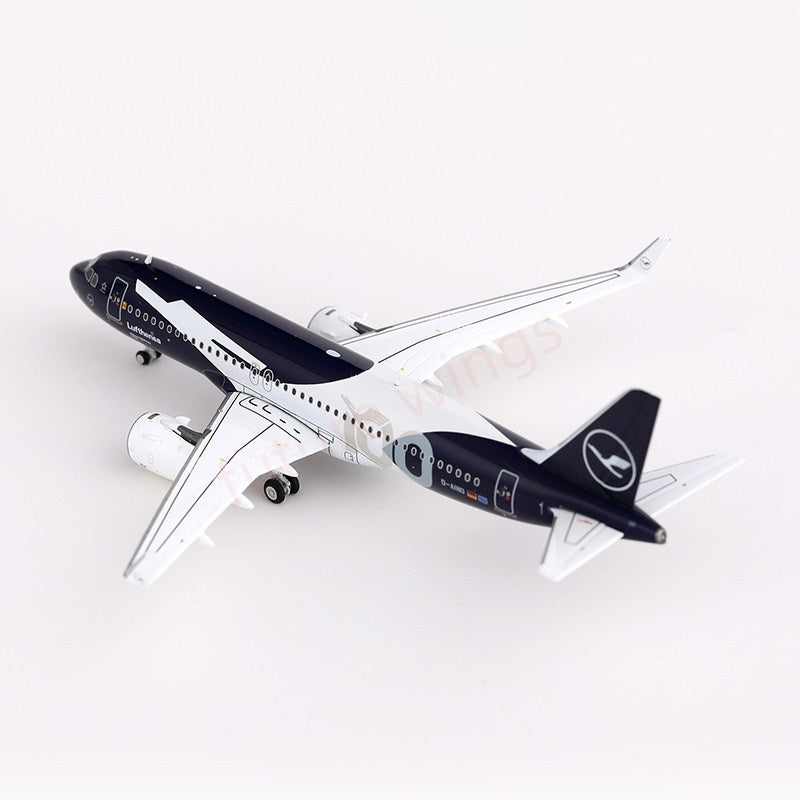 1:400 HX Models Lufthansa Airlines A320neo D-AING/D-AIND "100Years"Aircraft Model+Free Tractor