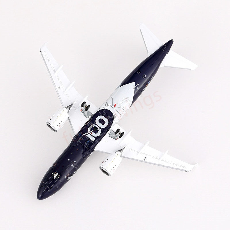 1:400 HX Models Lufthansa Airlines A320neo D-AING/D-AIND "100Years"Aircraft Model+Free Tractor