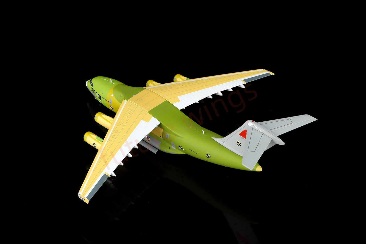 1:200 SQ Wings PLAAF Y-20 Transport Aircraft Prototype 20001 First Flight Mode