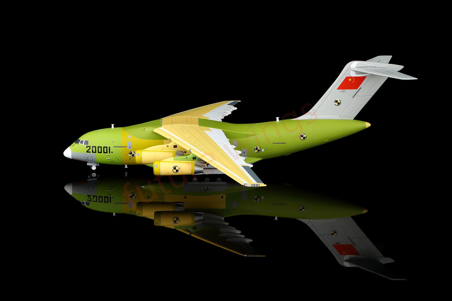 1:200 SQ Wings PLAAF Y-20 Transport Aircraft Prototype 20001 First Flight Mode