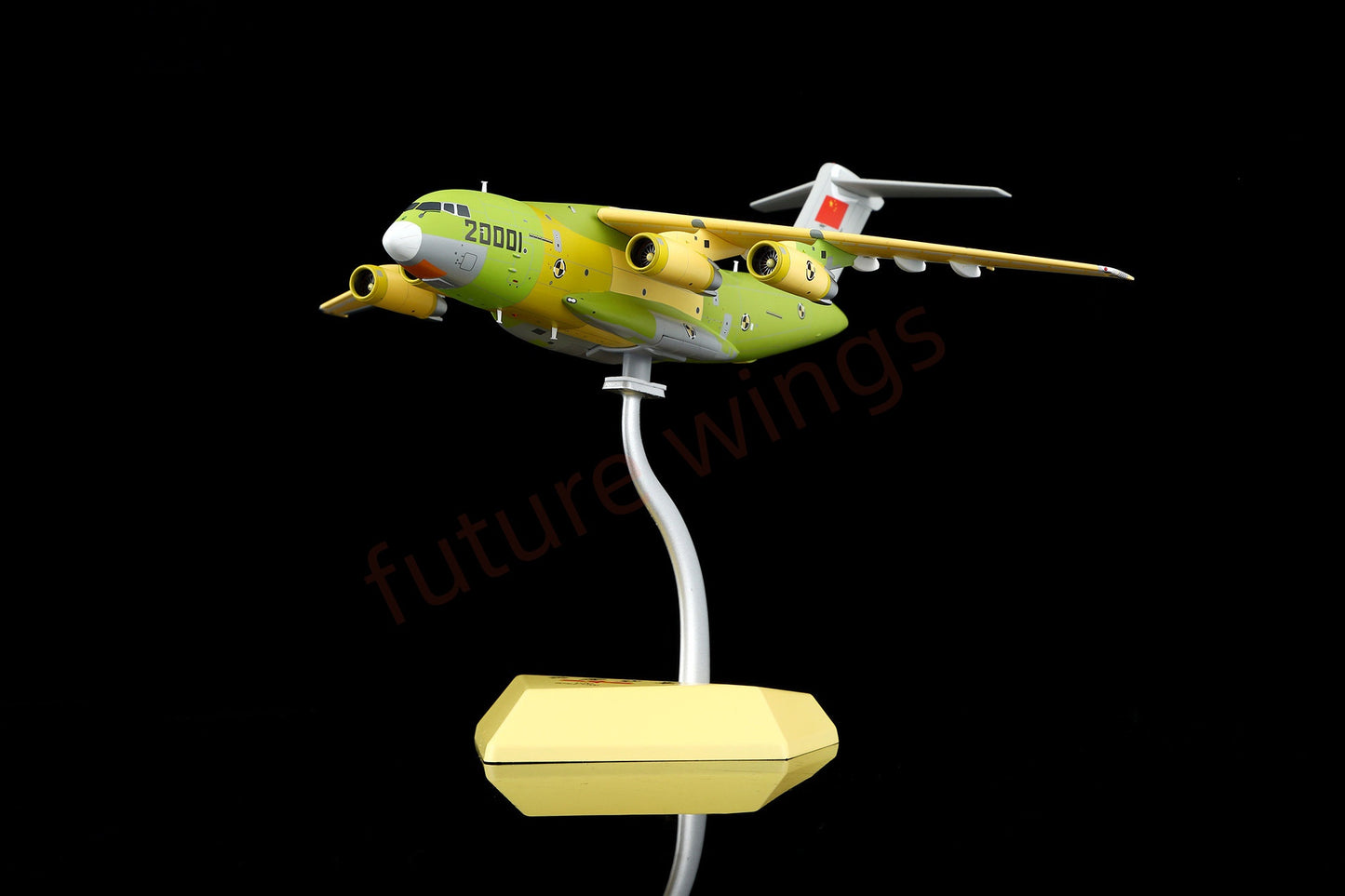 1:200 SQ Wings PLAAF Y-20 Transport Aircraft Prototype 20001 First Flight Mode