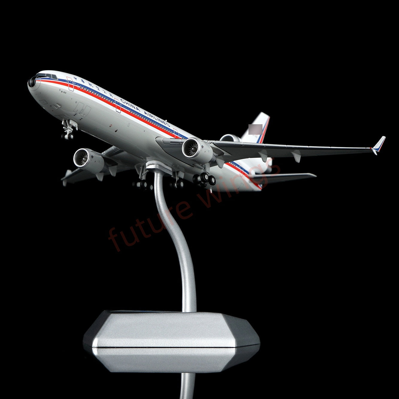 1:400 HX Models China Airlines MD-11 B-150 Aircraft Model+Free Tractor