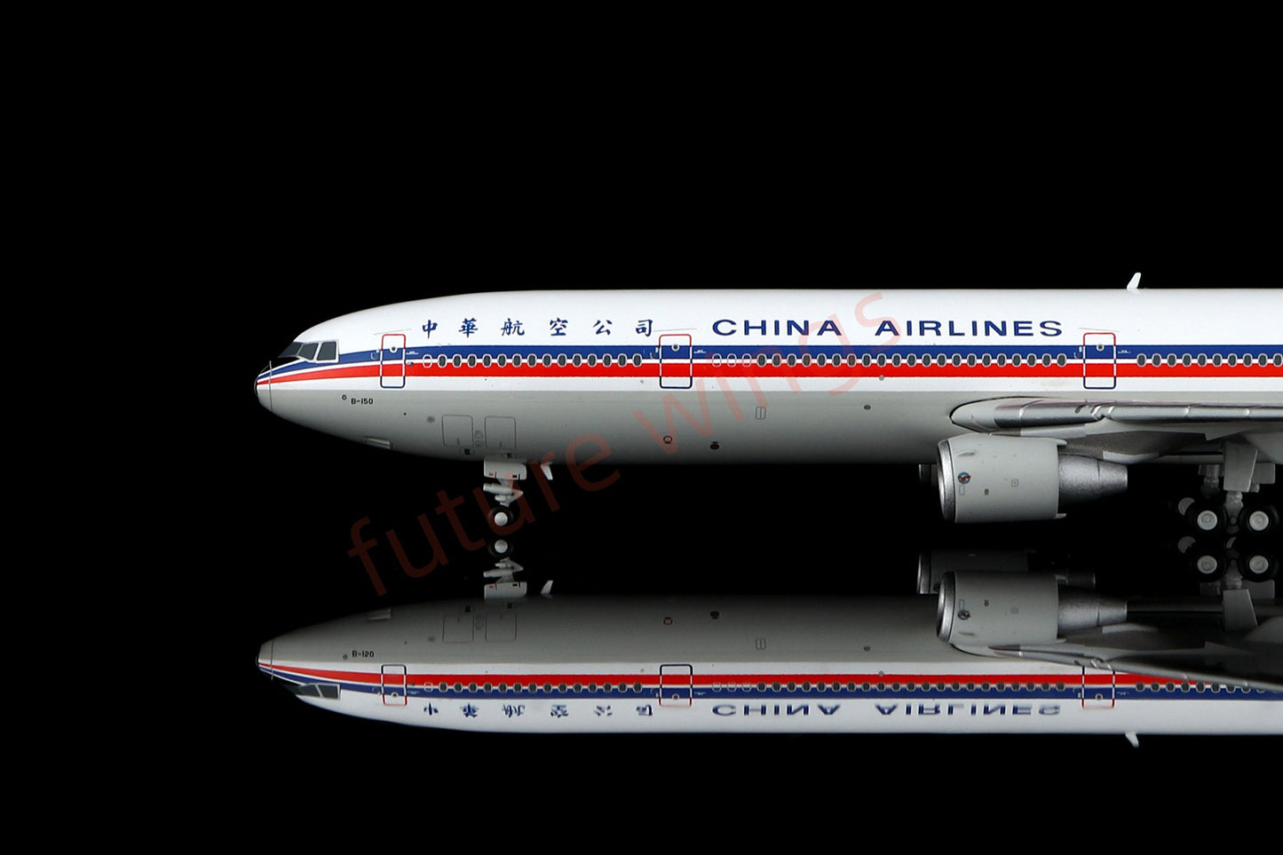1:400 HX Models China Airlines MD-11 B-150 Aircraft Model+Free Tractor