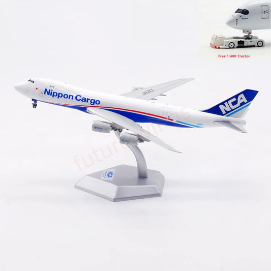1:400 HX Models Nippon Cargo B747-8F JA12KZ Aircraft Model Free Tractor+Stand