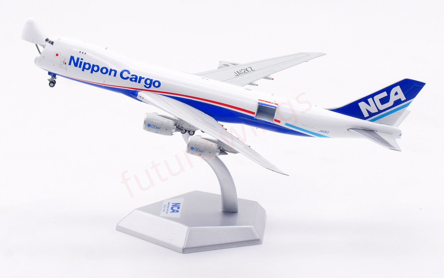 1:400 HX Models Nippon Cargo B747-8F JA12KZ Aircraft Model Free Tractor+Stand
