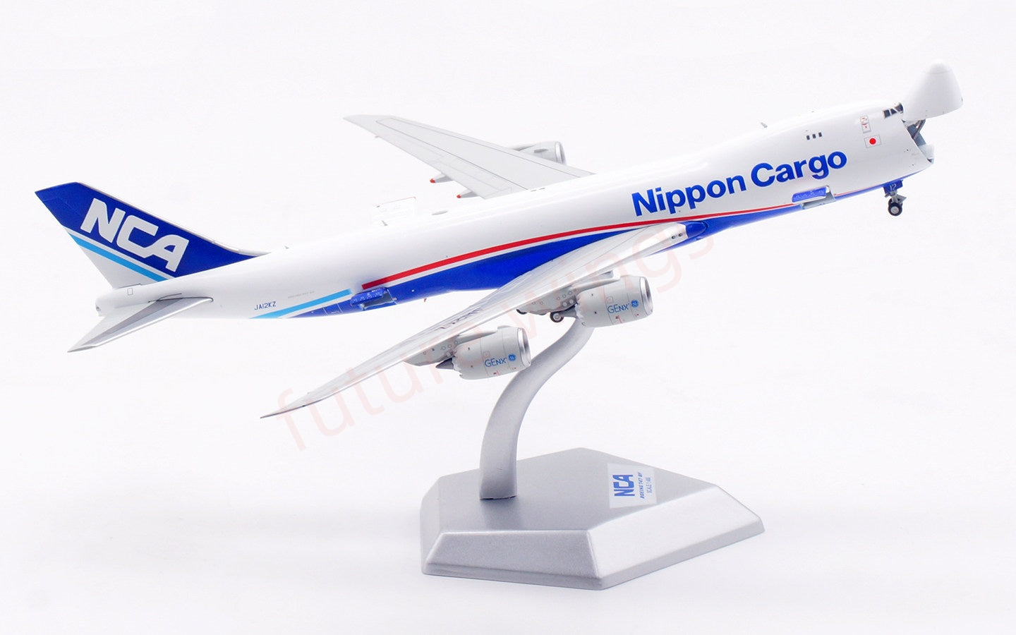 1:400 HX Models Nippon Cargo B747-8F JA12KZ Aircraft Model Free Tractor+Stand