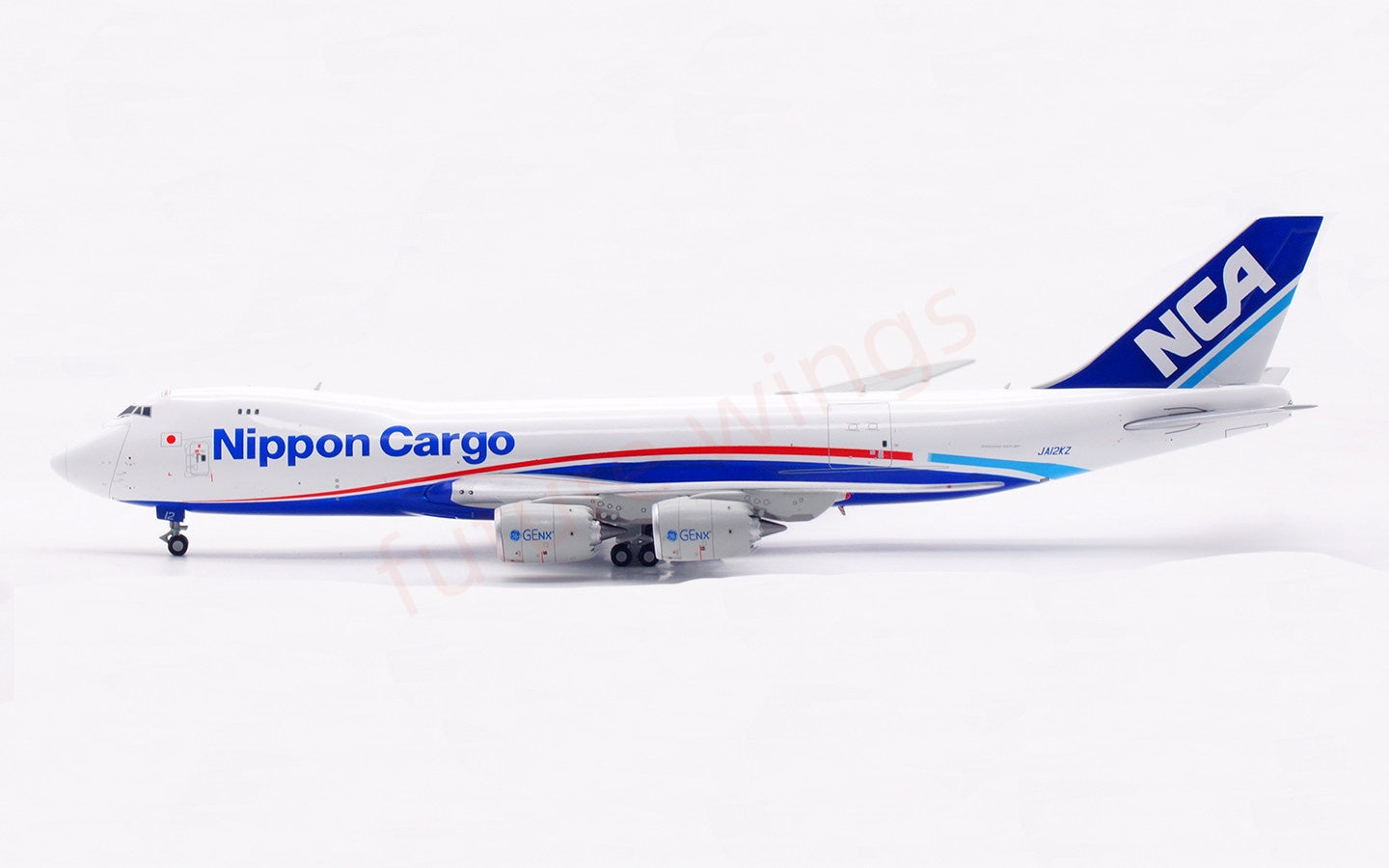 1:400 HX Models Nippon Cargo B747-8F JA12KZ Aircraft Model Free Tractor+Stand