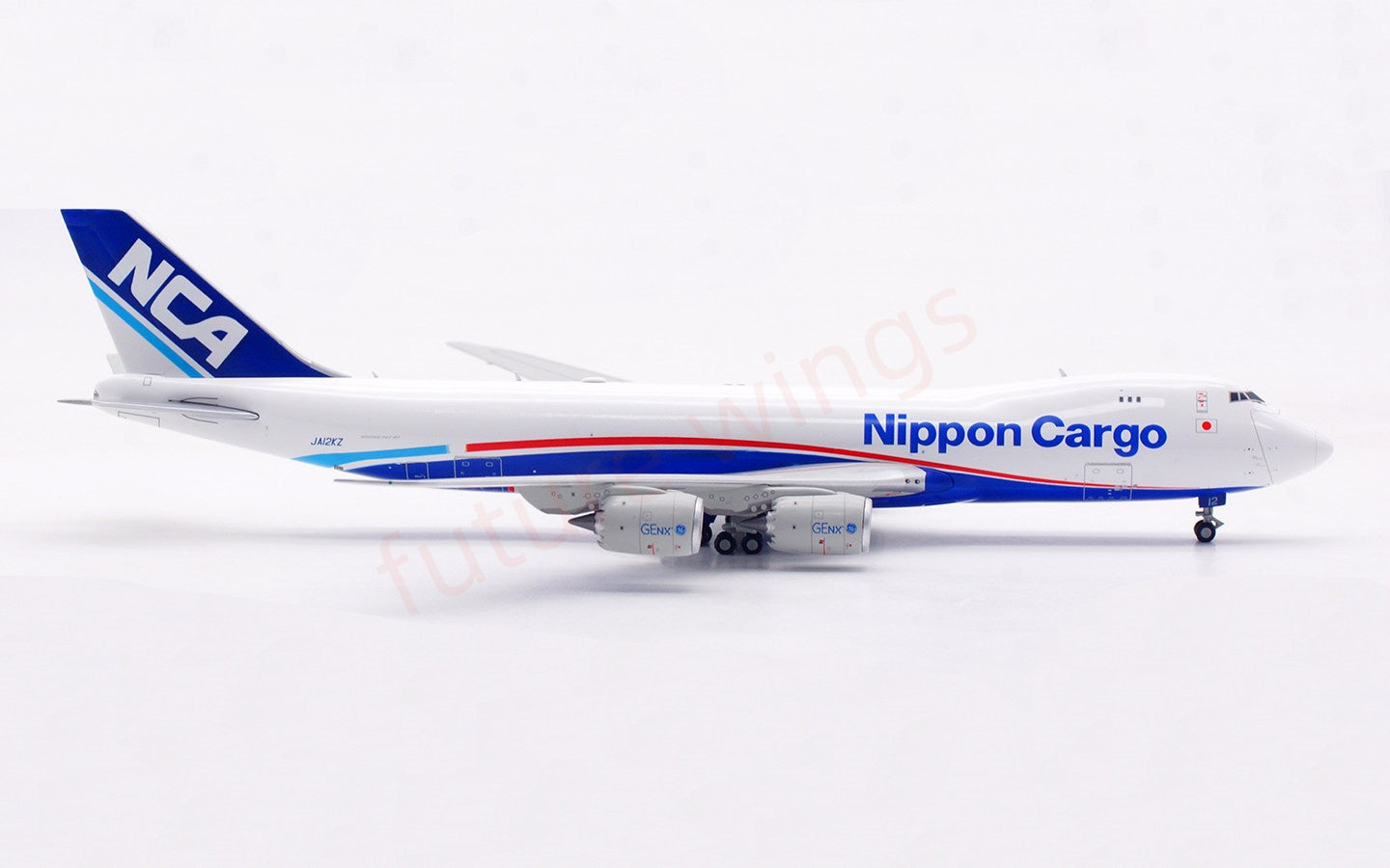 1:400 HX Models Nippon Cargo B747-8F JA12KZ Aircraft Model Free Tractor+Stand