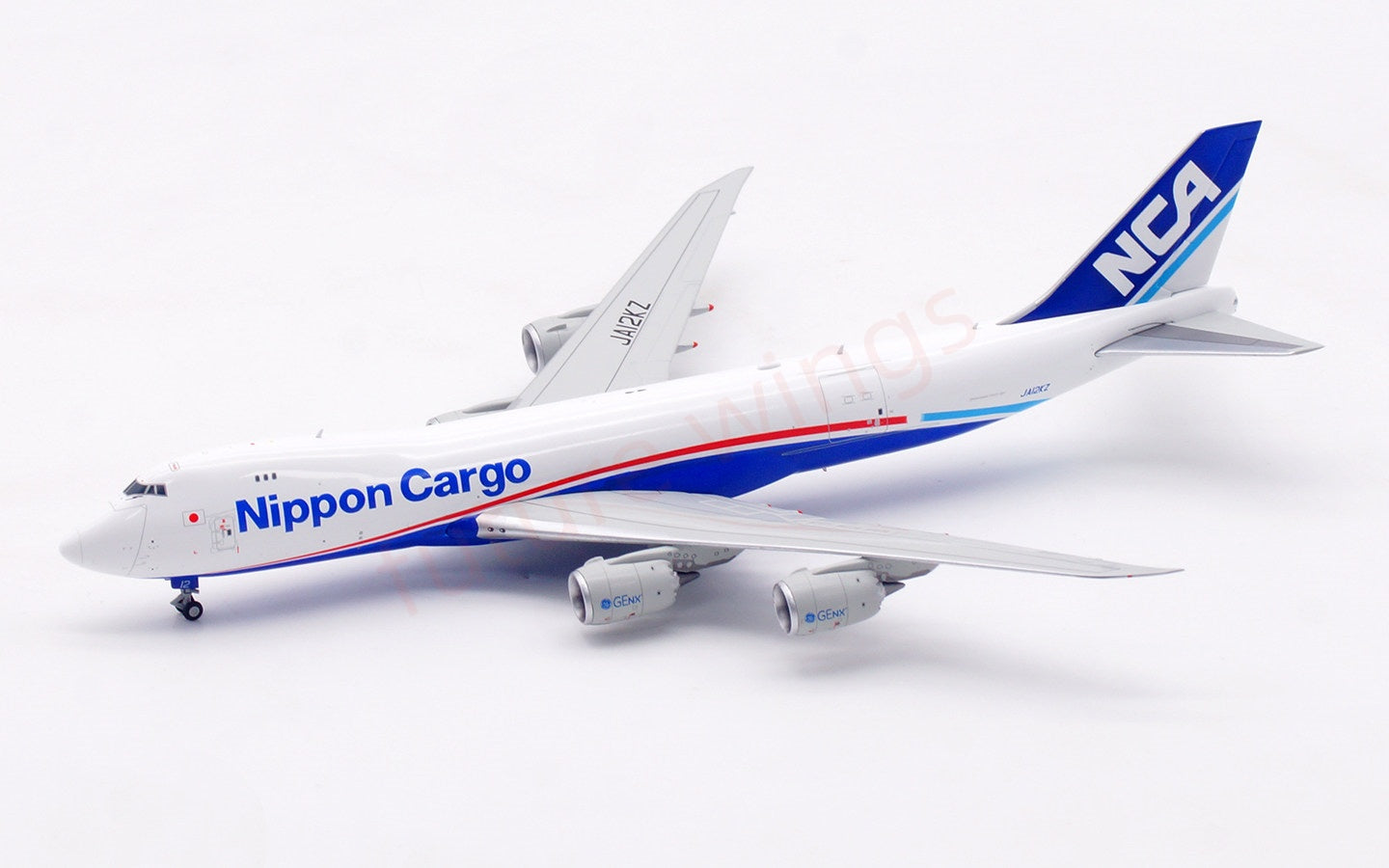 1:400 HX Models Nippon Cargo B747-8F JA12KZ Aircraft Model Free Tractor+Stand