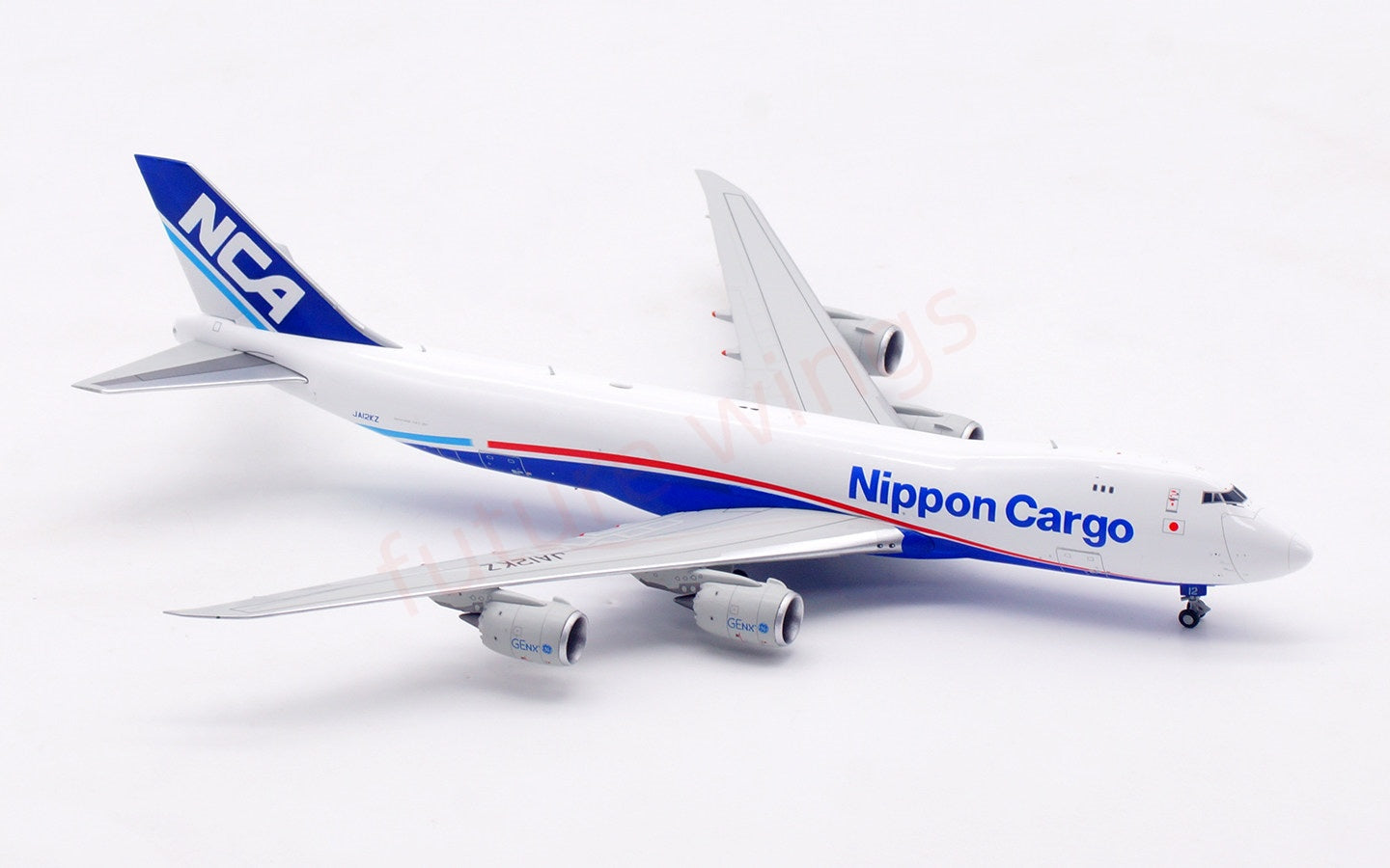 1:400 HX Models Nippon Cargo B747-8F JA12KZ Aircraft Model Free Tractor+Stand