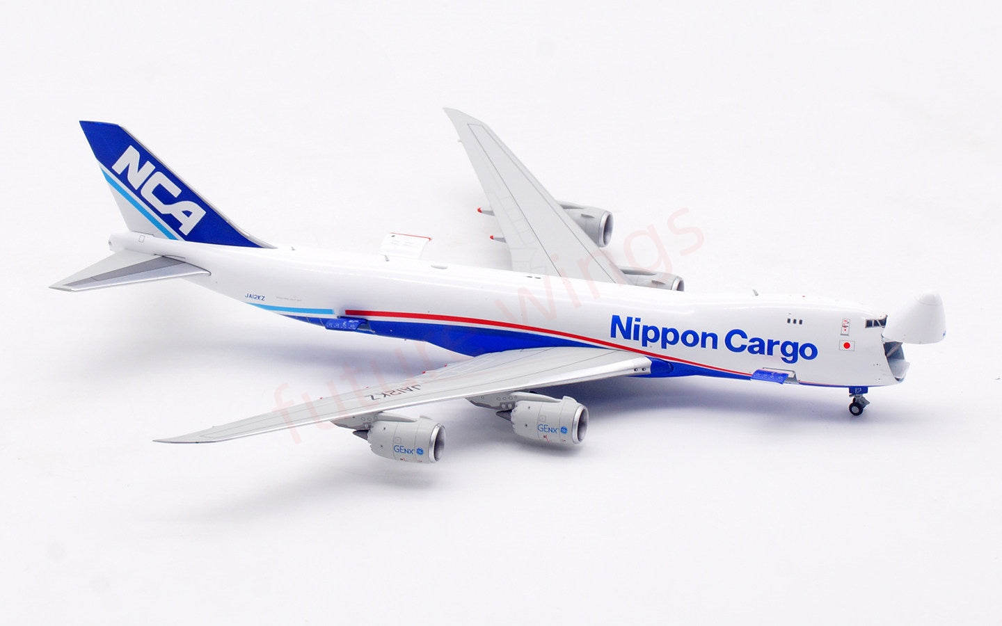 1:400 HX Models Nippon Cargo B747-8F JA12KZ Aircraft Model Free Tractor+Stand