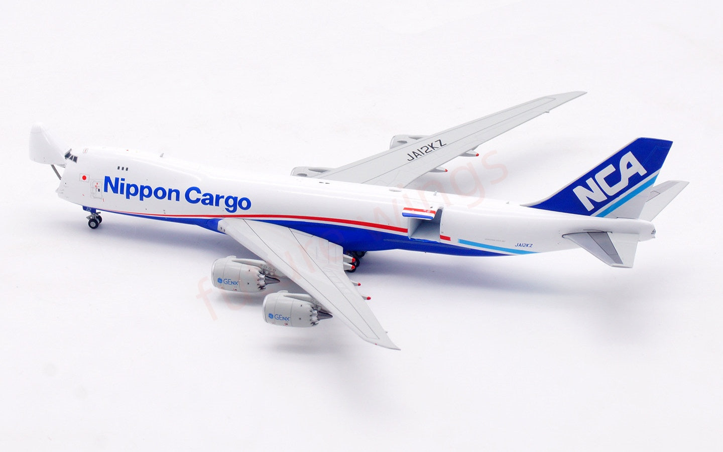 1:400 HX Models Nippon Cargo B747-8F JA12KZ Aircraft Model Free Tractor+Stand