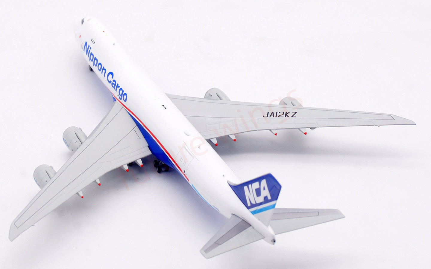 1:400 HX Models Nippon Cargo B747-8F JA12KZ Aircraft Model Free Tractor+Stand