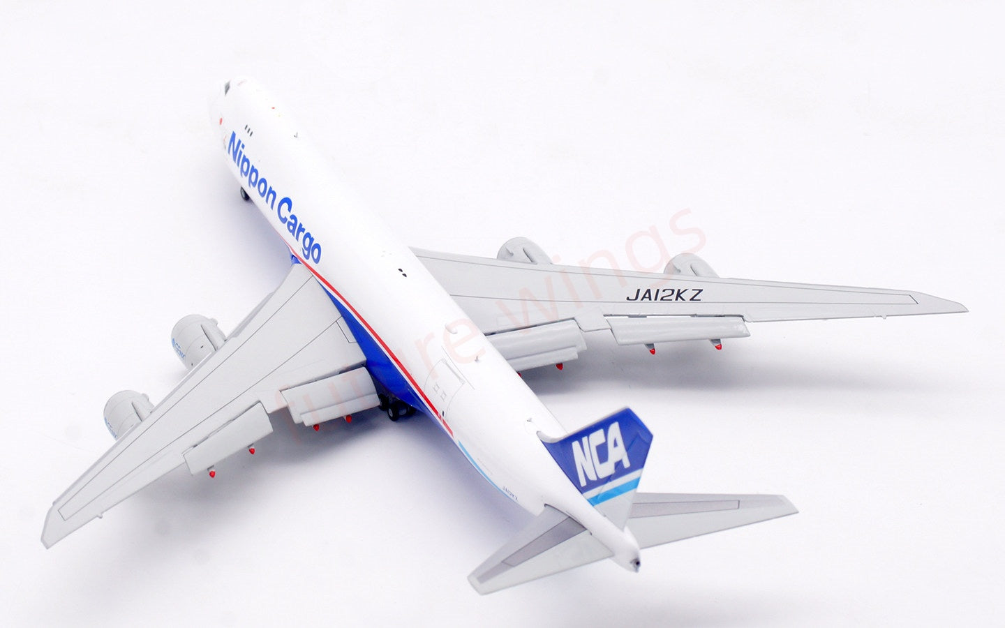 1:400 HX Models Nippon Cargo B747-8F JA12KZ Aircraft Model Free Tractor+Stand