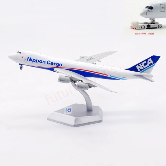 1:400 HX Models Nippon Cargo B747-8F JA15KZ Aircraft Model Free Tractor+Stand