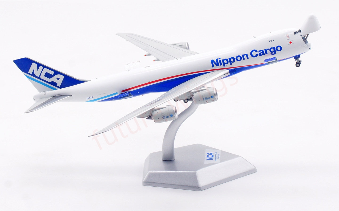 1:400 HX Models Nippon Cargo B747-8F JA15KZ Aircraft Model Free Tractor+Stand