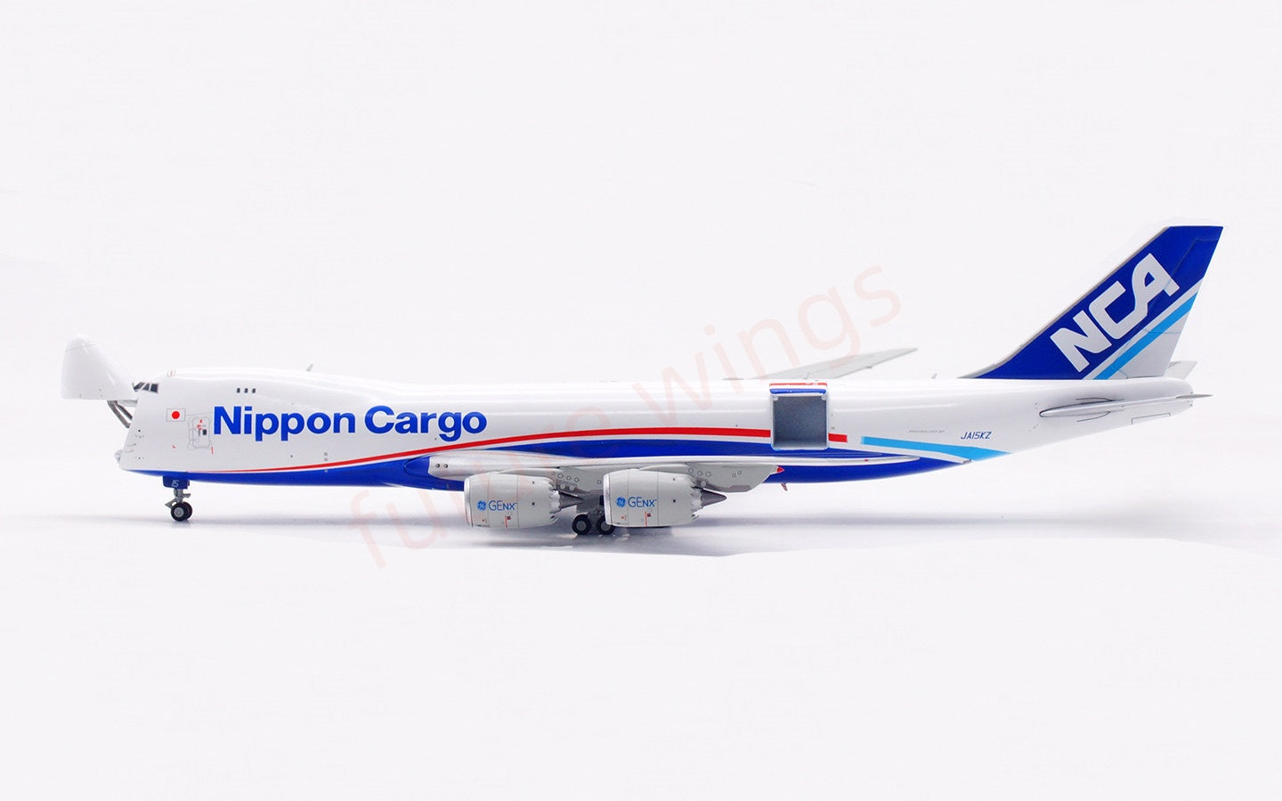 1:400 HX Models Nippon Cargo B747-8F JA15KZ Aircraft Model Free Tractor+Stand